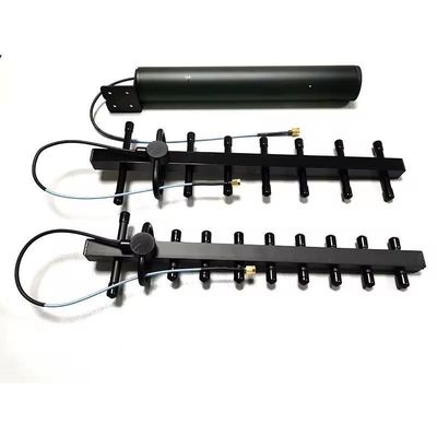 comprar 2400-2500MHz Dispositivo anti FPV Alta ganancia Yagi Antena de aluminio Polarización vertical Fabricación en línea