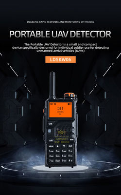 comprar Dispositivo portátil de detección de drones con batería de 5000 mAh y antena de banda completa de 300 MHz a 6000 MHz Fabricación en línea