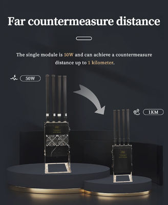 80-6200mhz anti fpv  Anti Drone System Signal Suppressor Drone Defense Solution 100-1200mhz