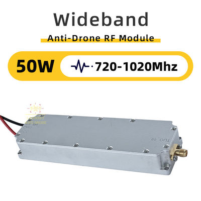 comprar Módulo Amplificador de Potencia RF GaN de 50W 720–1020MHz | Supresor de Señal Antidron, Sistema de Defensa FPV, Contramedida de Drones de Largo Alcance Fabricación en línea