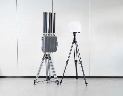 comprar Equipo de detección y bloqueo de drones fijo con banda de frecuencia completa de 70MHz-6GHz, transmisión de video FPV integrada de 360° y distancia de detección ≥10km Fabricación en línea