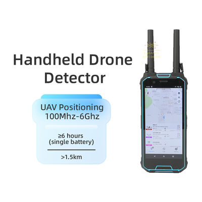 Comprar Detector de drones portátil 3KM, localizador de UAV portátil 100M-6Ghz, alarma GPS 1.5G 2.4G 5.8G, localiza vuelo FPV Dji, posicionamiento de piloto Fabricación en línea