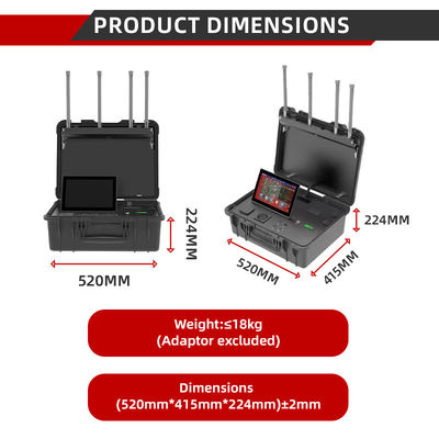 10km Long-Range Portable Drone Detector with Full-Band Coverage & Real-Time Alerts for UAV Detection and Anti-Drone RF Solution