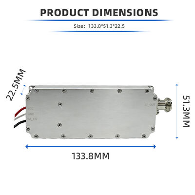 Factory Supply GaN Wideband RF Power Amplifier Module 80W, 6000-7500MHz for Drone Signal Blocker and Jammer Key Module for UAV Defense FPV Interference and Anti-Espionage Systems