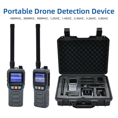 Portable Handheld Drone Detector With Wrist Watch Alert Coordination Device Anti Drone System for UAV Detection