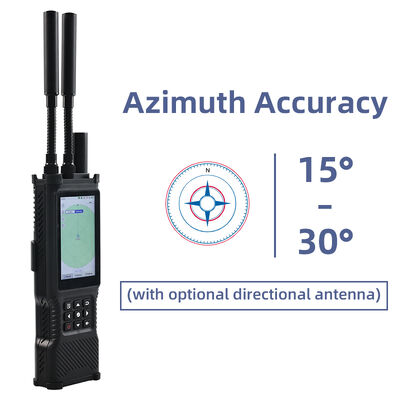 comprar Detector de drones compacto y portátil que proporciona alertas de vibración y sonido en tiempo real con fácil operación con una sola mano y portabilidad. Sistema detector de drones antironas para uso portátil. Fabricación en línea