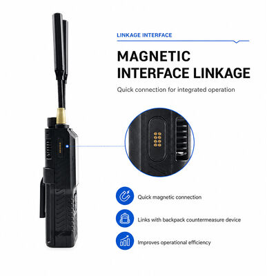 comprar Detector portátil de drones de mano 0-8GHz | Detector de señales de seguridad de largo alcance LDK-DW01 Fabricación en línea