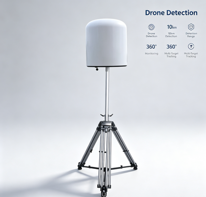 comprar Sistema de detección de drones. Detector pasivo de drones de largo alcance de 10 km 100MHz 6GHz. Seguimiento de trayectoria de vuelo en tiempo real, localización del controlador remoto, operación 7×24h, integración de TDOA y contramedidas. Fabricación en línea