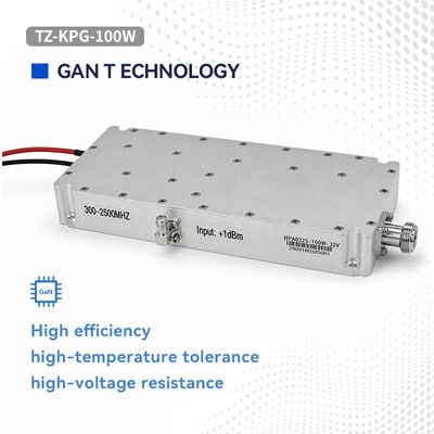 Comprar Módulo amplificador de potencia RF 300-2500MHz 100W Amplificador de alta potencia Fuente de 32V CC para pruebas de RF de laboratorio, conectores RF personalizados compatibles Fabricación en línea