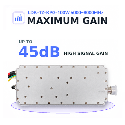 Comprar Módulo amplificador RF GaN para microondas, 4000‑8000MHz, 100W, TTSK‑TZ‑KPG‑100W, unidad de potencia RF con montaje de tornillo metálico para sistema RF Fabricación en línea
