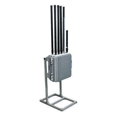 Fixed 1-3km Integrated Drone Detection and Jamming System with 100MHz-6GHz Frequency and 360° Airspace Coverage