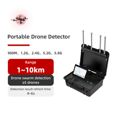 10km Portable Drone Detector | Full-Band UAV Detection & Location Tracking | Anti-Drone Solution with RF Technology, Real-Time Alerts, Long-Range FPV & Commercial Drone Protection System