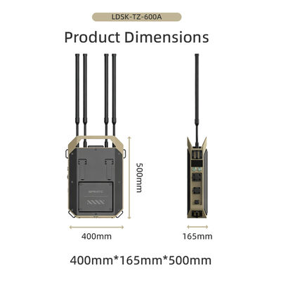 Portable Drone Detector with 12km Detection Range 100MHz-6.2GHz Wideband Detection and 24 Hours Continuous Operation