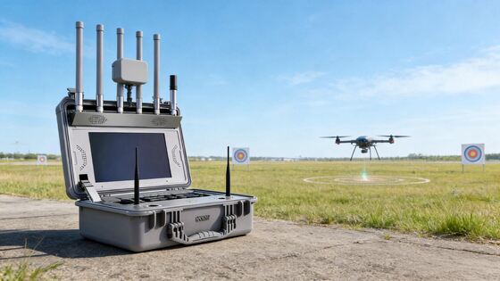 5KM Portable 2-in-1 Detector & Spoofer Anti-Drone System Full frequency for GPS/2.4G/5.2G/5.8G Airport & Prison & Border C-UAV FPV Solution Dji