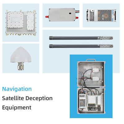 Spoofer de Drones 5~20KM Solución de Engaño GNSS Multisistema Causando Aterrizaje Forzoso de UAV para Control Profesional de Drones