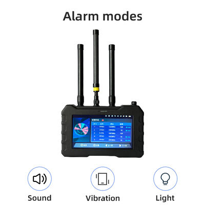 Detector de drones portátil SkySentry Pro con rango de detección de 1,5 km, frecuencia de 100 MHz a 6 GHz y captura de video en tiempo real para vigilancia táctica