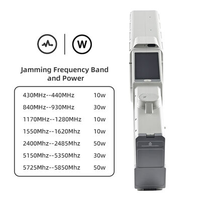 Display táctil portátil de alta luminosidad Solución contra drones todo en uno Trayectoria en tiempo real de seguimiento 10 precisión de azimut para la seguridad de la prisión
